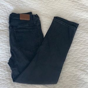 Madewell high rise Straight leg black jeans 26